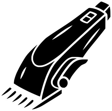 barber illustration barbershop silhouette hairdresser logo hair icon haircut outline salon clipper beard razor fashion equipment tool man hairstyle shape cut beauty style for vector graphic background