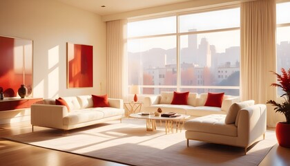 Photo interior modern design room 3d illustration