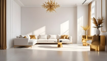 Photo interior modern design room 3d illustration