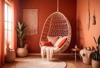 Photo interior modern design room 3d illustration