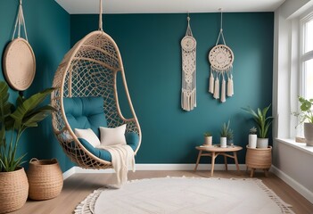 Photo interior modern design room 3d illustration