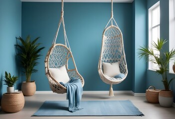 Photo interior modern design room 3d illustration