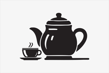 kitchenware silhouette vector illustration on a White Background