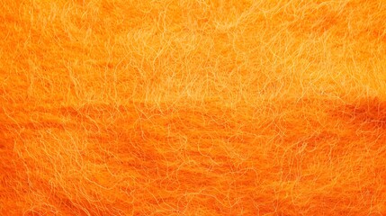 Orange hue color felt textile fabric texture background