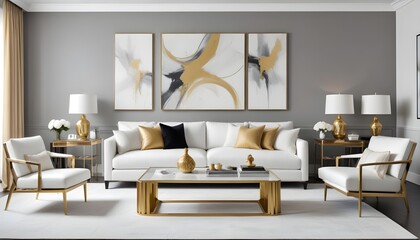 Photo interior modern design room 3d illustration