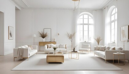 Fototapeta premium Photo interior modern design room 3d illustration