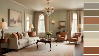 Photo interior modern design room 3d illustration