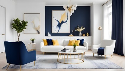 Photo interior modern design room 3d illustration