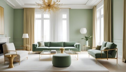 Fototapeta premium Photo interior modern design room 3d illustration