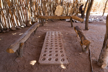 Field for trditional african game Mancala
