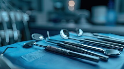 Dental Instruments Ready for the Procedure