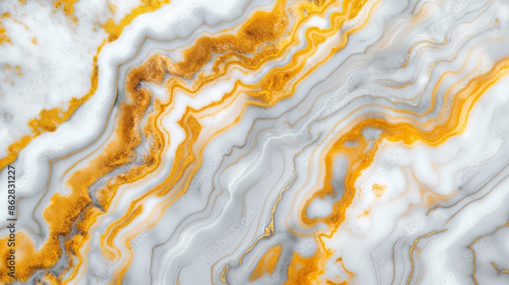 Poster a close-up image of a light marble surface with a textured, veined pattern. the background is a ligh