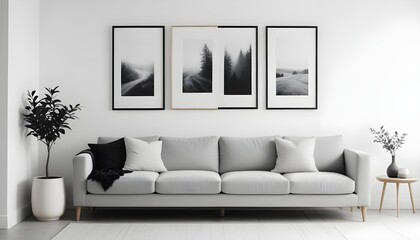 Photo interior modern design room 3d illustration