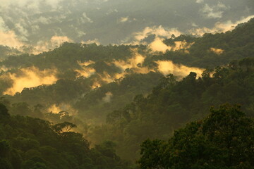 Scenic point of Khao Phanoen Thung Hill Kaeng Krachan National Park Phetchaburi Province, Thailand 