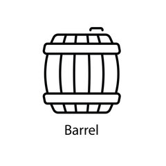 Barrel vector icon 