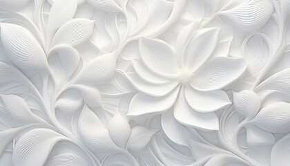 white flower background