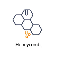 Honeycomb vector icon 