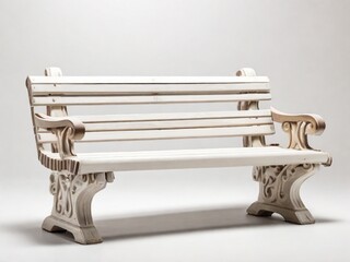 bench on white