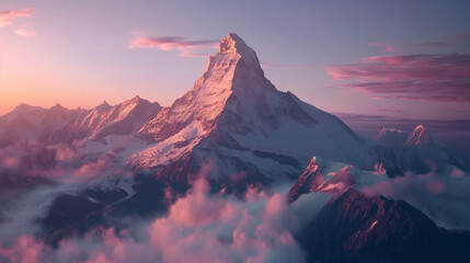Fototapeta premium sunrise over the mountains