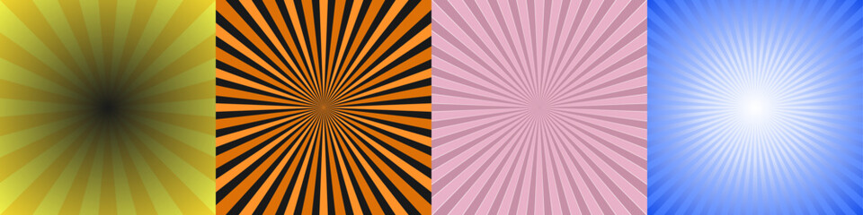 Abstract ray burst background collection