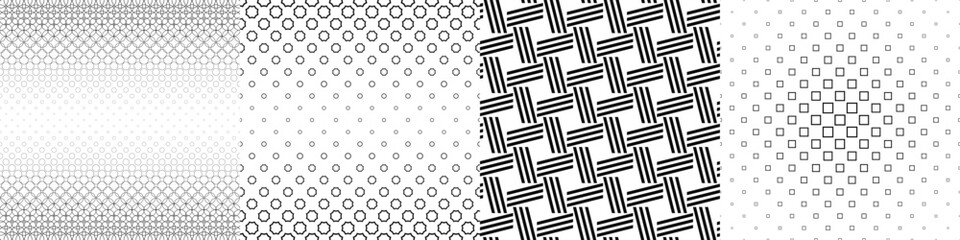 Black and white pattern collection
