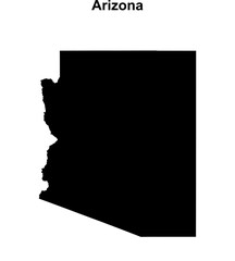 Arizona outline map