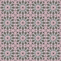 Pattern with crochet granny square wallpaper handmade decorative art design print 