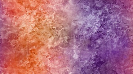 A digital art piece with a swirling abstract pattern in shades of orange and purple SEAMLESS PATTERN