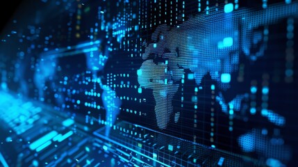 Obraz premium Data democratization allows access to insights across an organization.