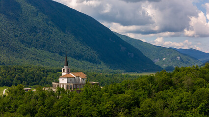 The Italian Charnel House in Kobarid, Slovenia: A Drone's Eye View