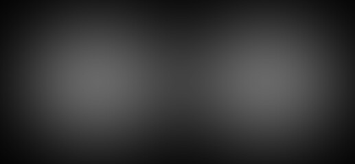 Abstract black gray gradient wall blur background empty room with bright white light blank studio for modern template banner graphic creative art design, black and white backdrop texture wallpaper