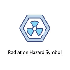 Radiation Hazard Symbol vector icon