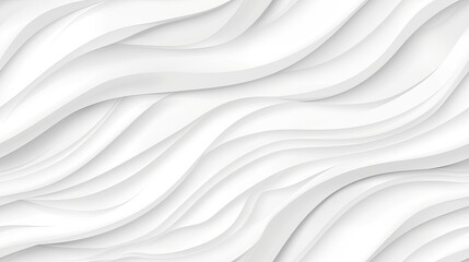 A close-up image of a white, abstract background with wavy lines, creating a smooth and elegant texture. SEAMLESS PATTERN