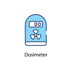 Dosimeter vector icon