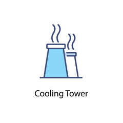 Cooling Tower vector icon