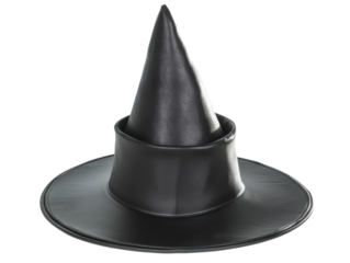 A black hat with a pointed top