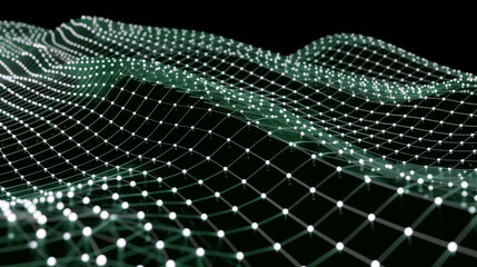 Abstract background banner, slide for AI, data science and nano technology. Deep space, nature, multiverse, quantum scale concepts.
