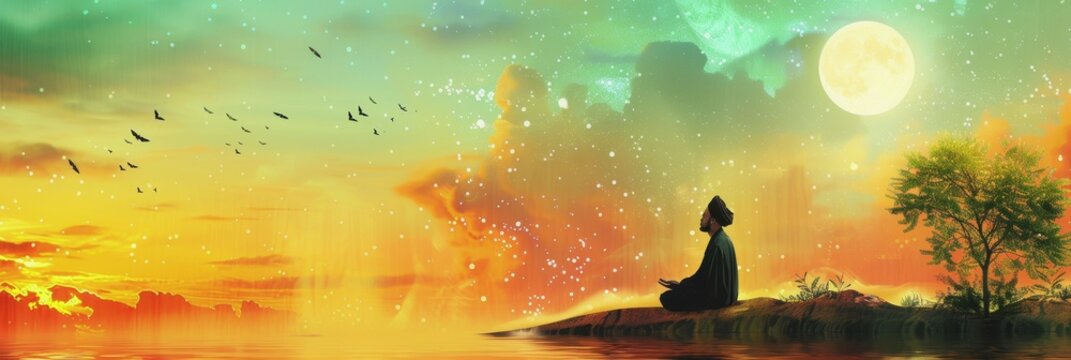 Mawlid al-Nabi &mdash; the birth of the Prophet Muhammad. Muslim holidays. the Muslim religion.