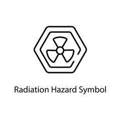 Radiation Hazard Symbol vector icon
