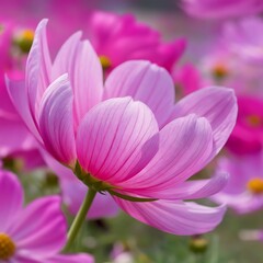 Fototapeta premium Pink cosmos flowers