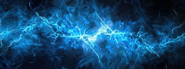 Fototapeta premium blue electric black background
