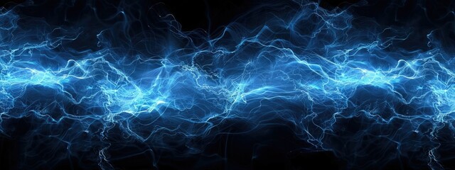 blue electric black background