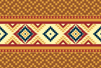 abstract Traditional geometric ethnic fabric pattern ornate elements with ethnic patterns design for textiles, rugs, clothing, sarong, scarf, batik, wrap, embroidery, print, curtain, carpet