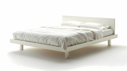 The modern IKEA bookshelf with simple white shelves and a natural wood frame