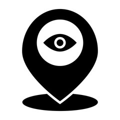 Map Point Glyph Icon