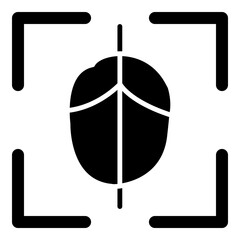 Face Scan Glyph Icon