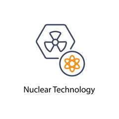 Atomic Energy vector icon