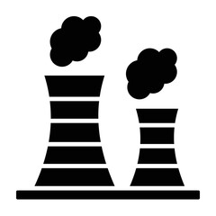 Pollution Glyph Icon