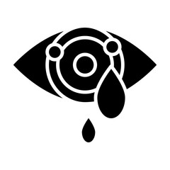 Conjunctivitis Glyph Icon