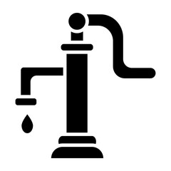 Water Pump Glyph Icon
